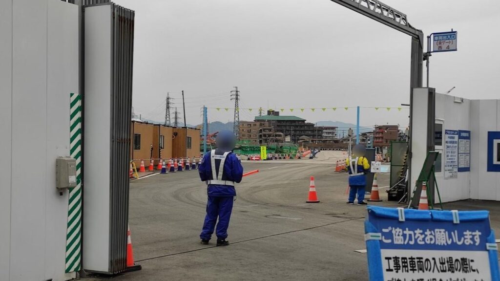 リニア「神奈川県駅」の工事の様子。2022/12中旬。03