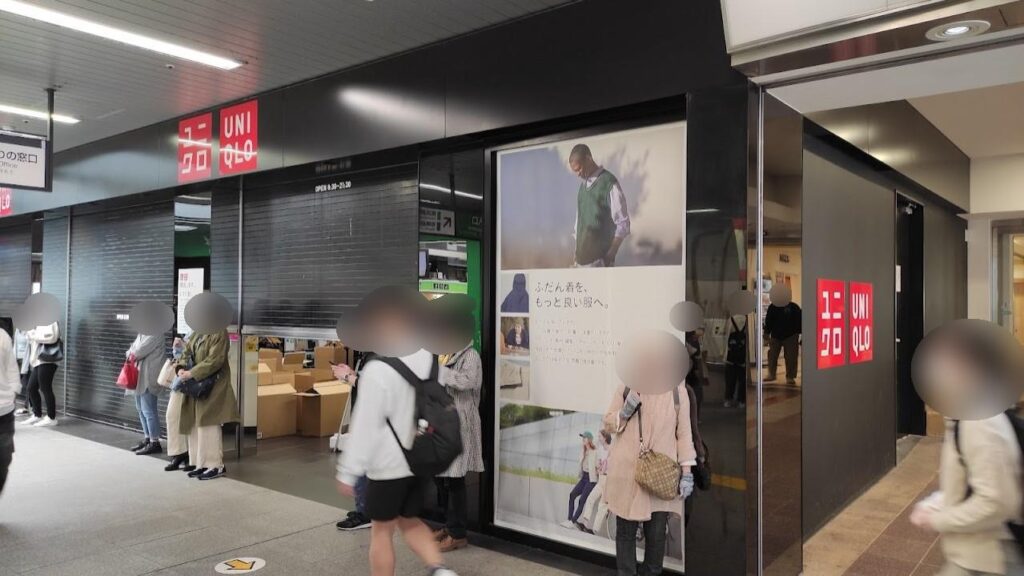 JR橋本駅の「ユニクロ」さんが閉店。「Beck's Coffee Shop」さんは改装のため、休業です。03