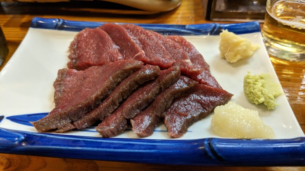 町田の老舗馬肉専門店「柿島屋」さんでサクのみしてみました。05