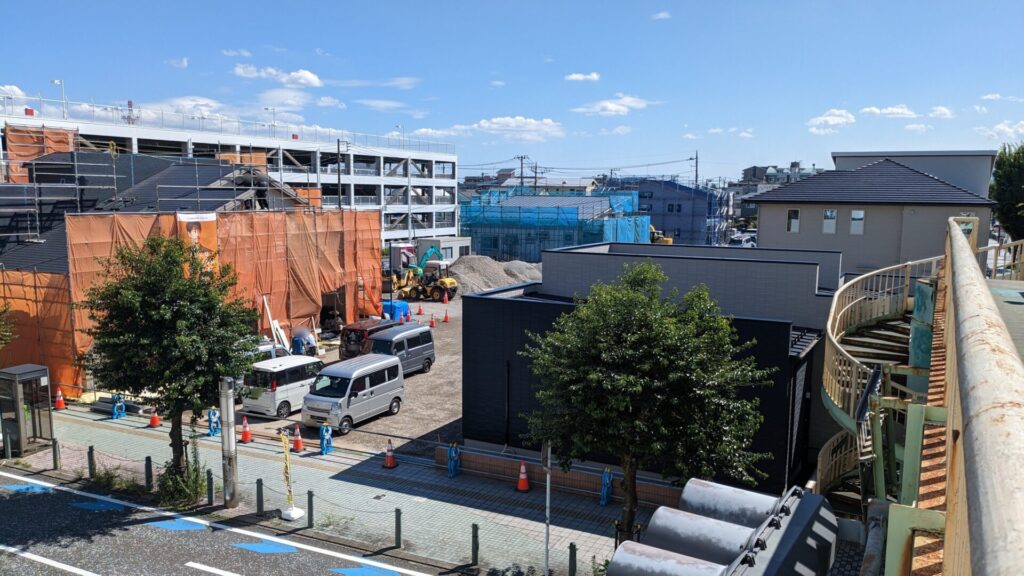 住宅展示場、”相模原住宅公園” の移転先での工事が進んでいます。06