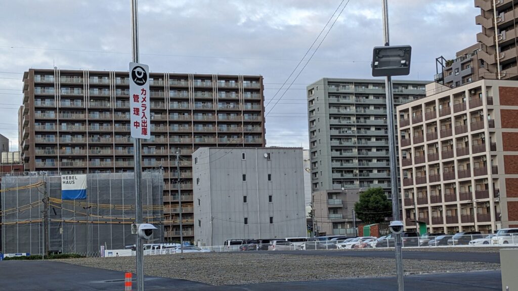 「ラポール千寿閣」跡地に「Times」さんの駐車場がOPENしました。10