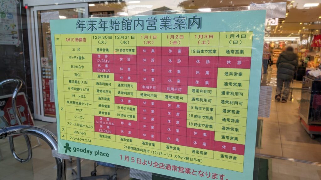 相模原市内、2026年年始の営業情報まとめ。03