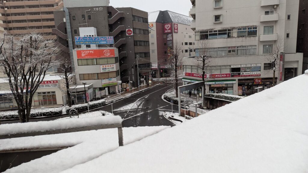 2026年2月8日（日）の相模原市内の雪の様子まとめ。05