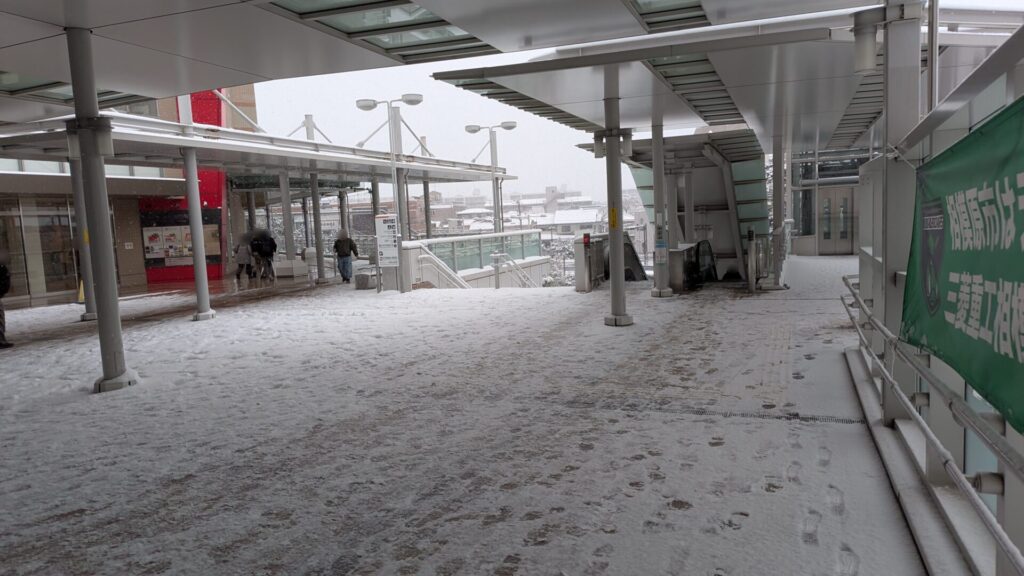 2026年2月8日（日）の相模原市内の雪の様子まとめ。08