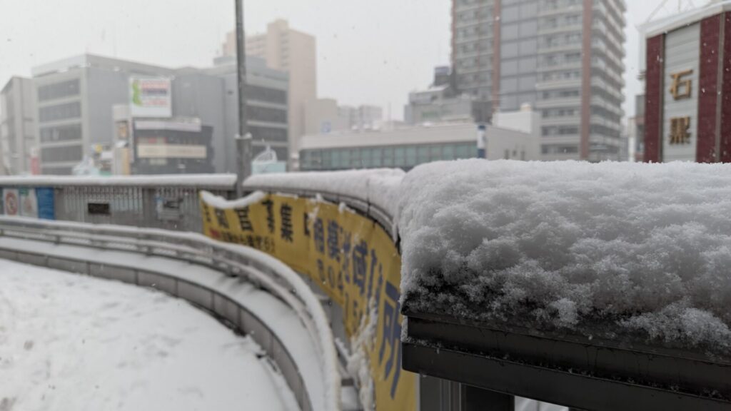 2026年2月8日（日）の相模原市内の雪の様子まとめ。20
