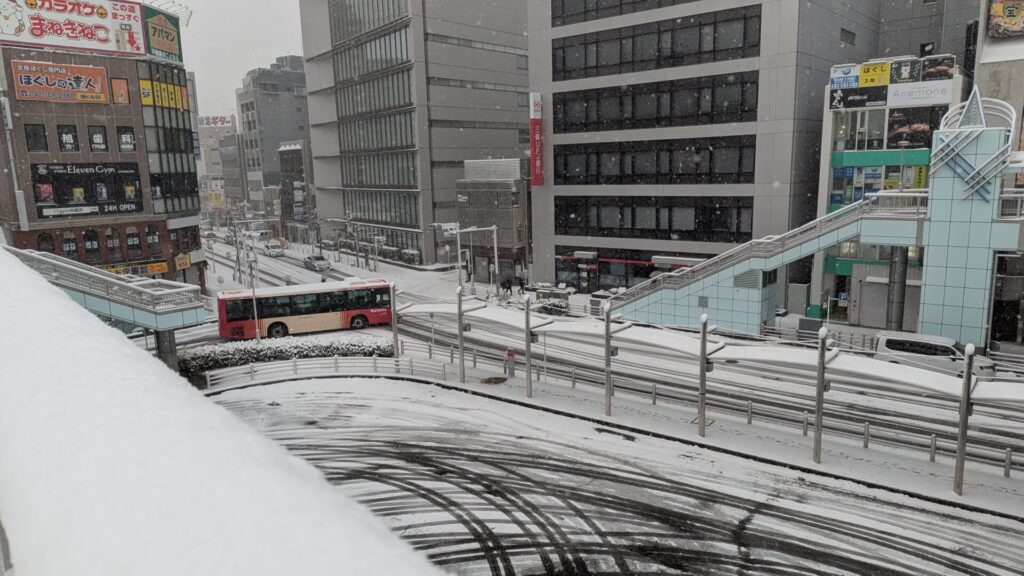 2026年2月8日（日）の相模原市内の雪の様子まとめ。21