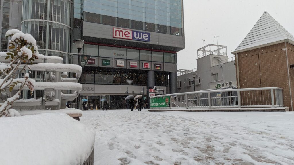 2026年2月8日（日）の相模原市内の雪の様子まとめ。25