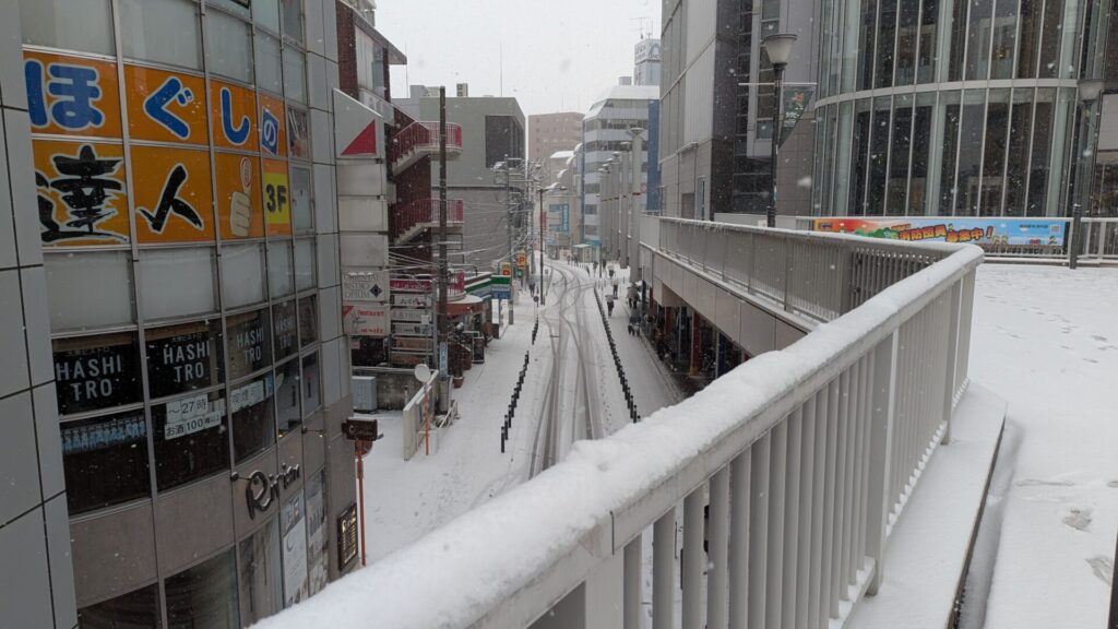 2026年2月8日（日）の相模原市内の雪の様子まとめ。27