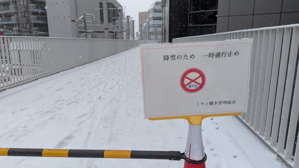 2026年2月8日（日）の相模原市内の雪の様子まとめ。28