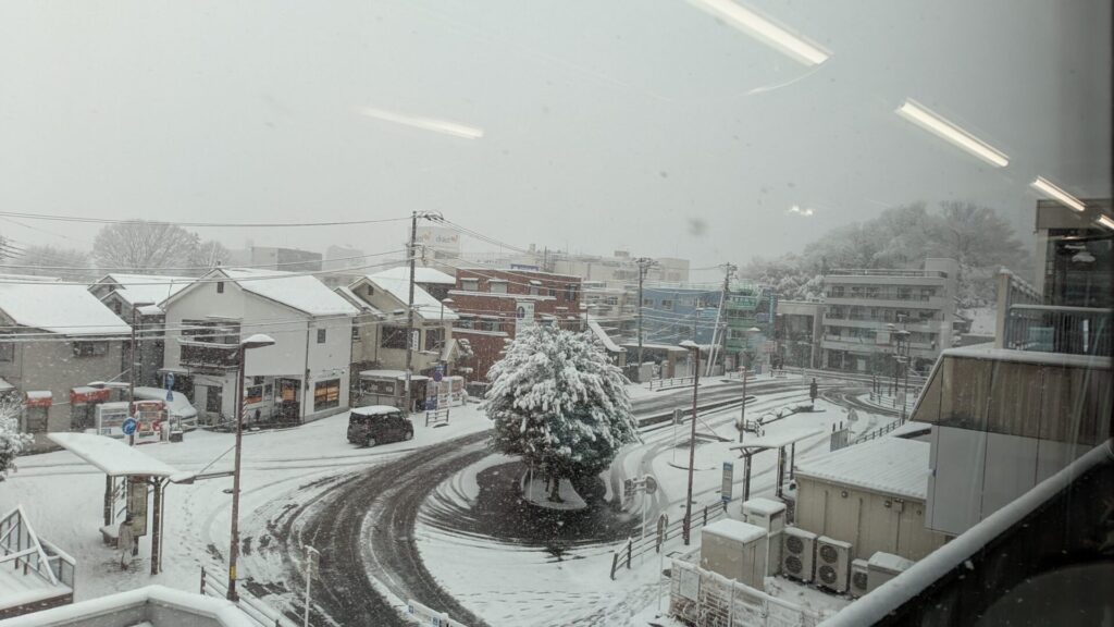 2026年2月8日（日）の相模原市内の雪の様子まとめ。32